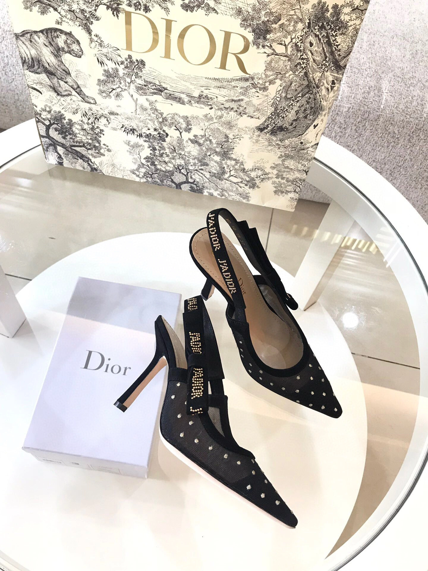 coco-- embroidery Heel height 1  6.5  9.5 slingback item : B-X024B25138